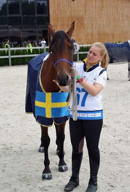 Sara Henriksson och Eloplda EM 2016 i Slovakien 8e plats