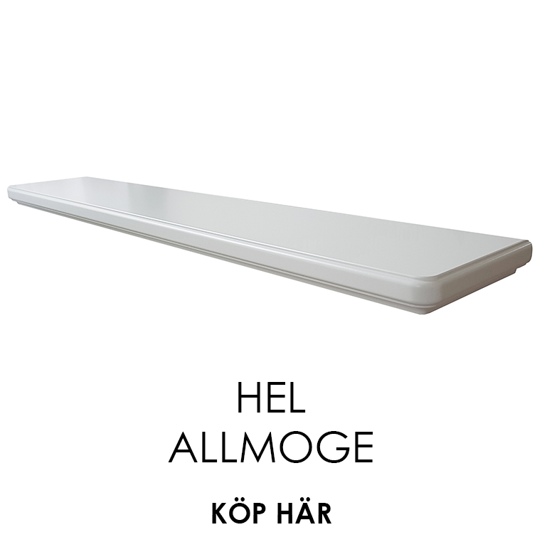 Fönsterbräda allmoge vit hel köp här